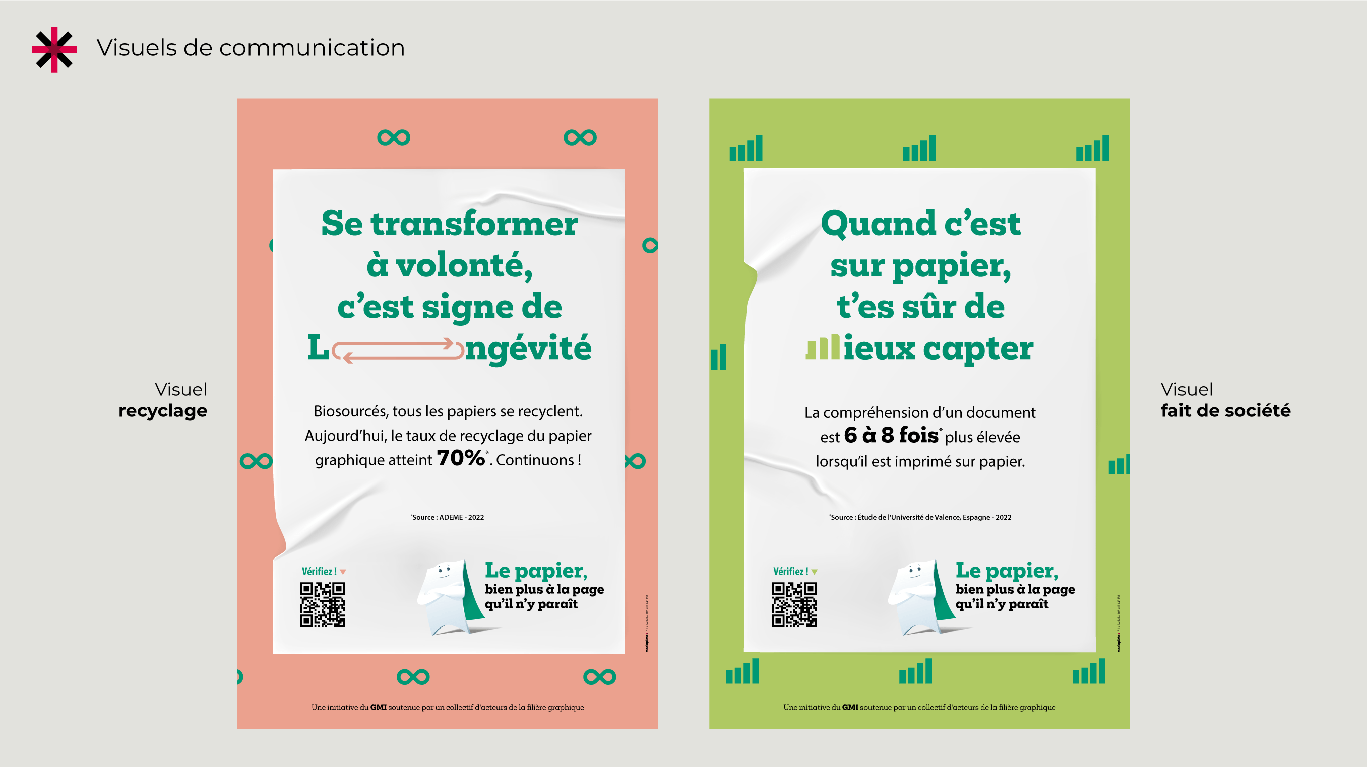 Publiez les visuels de la campagne promotionnelle des imprimeurs sur le papier