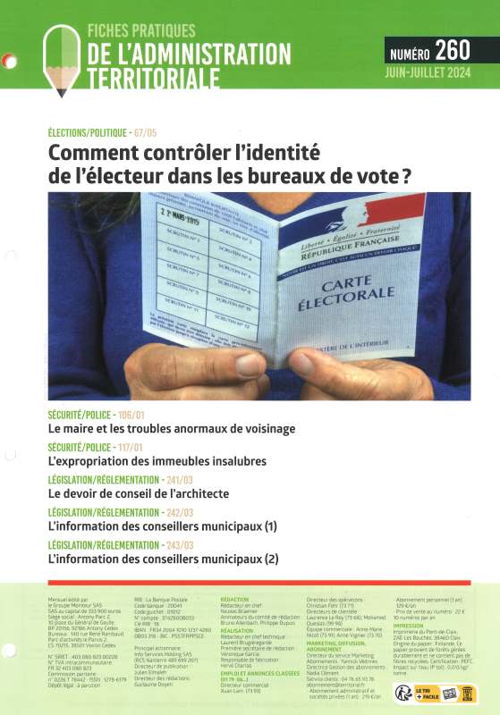 FICHES PRATIQUES DE L'ADMINISTRATION TERRITORIALE