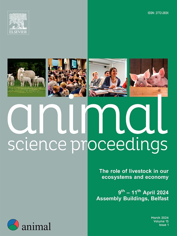 ANIMAL SCIENCE PROCEEDINGS