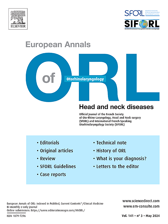 EUROPEAN ANNALS OF ORL